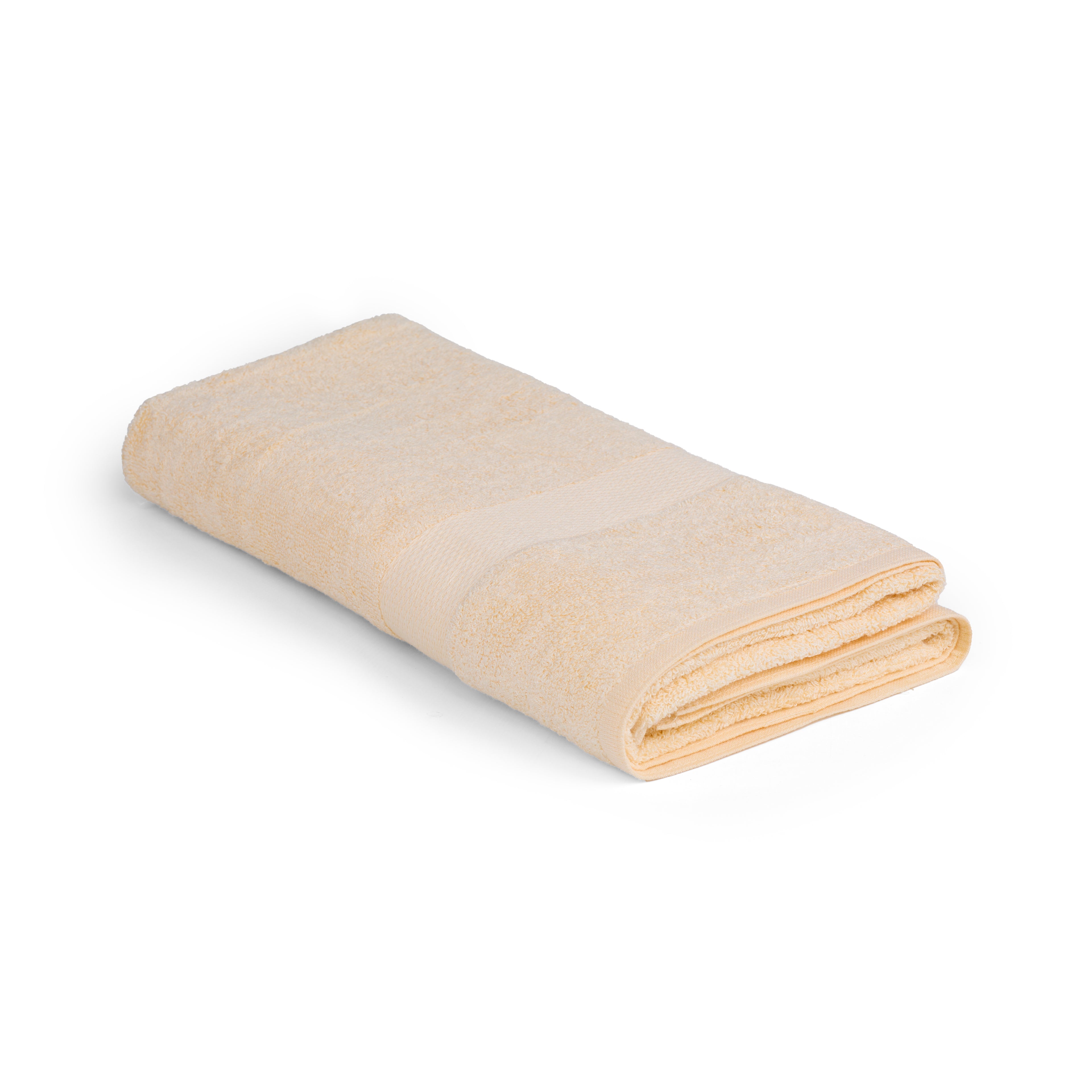 Turkish Bamboo Bath Towel - Butter Cream