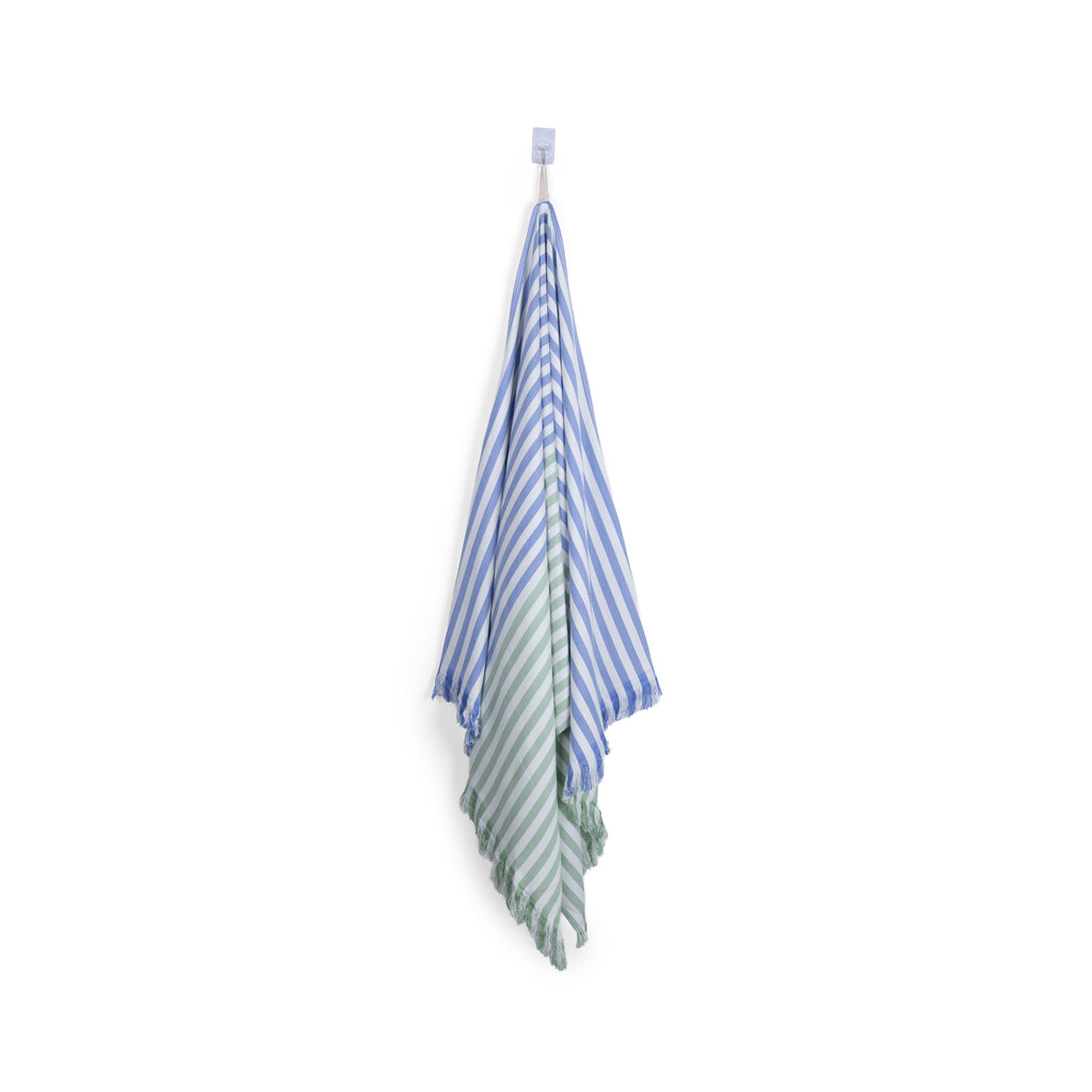 100% Bamboo Checks Bath Towel - Multi Stripe - BG