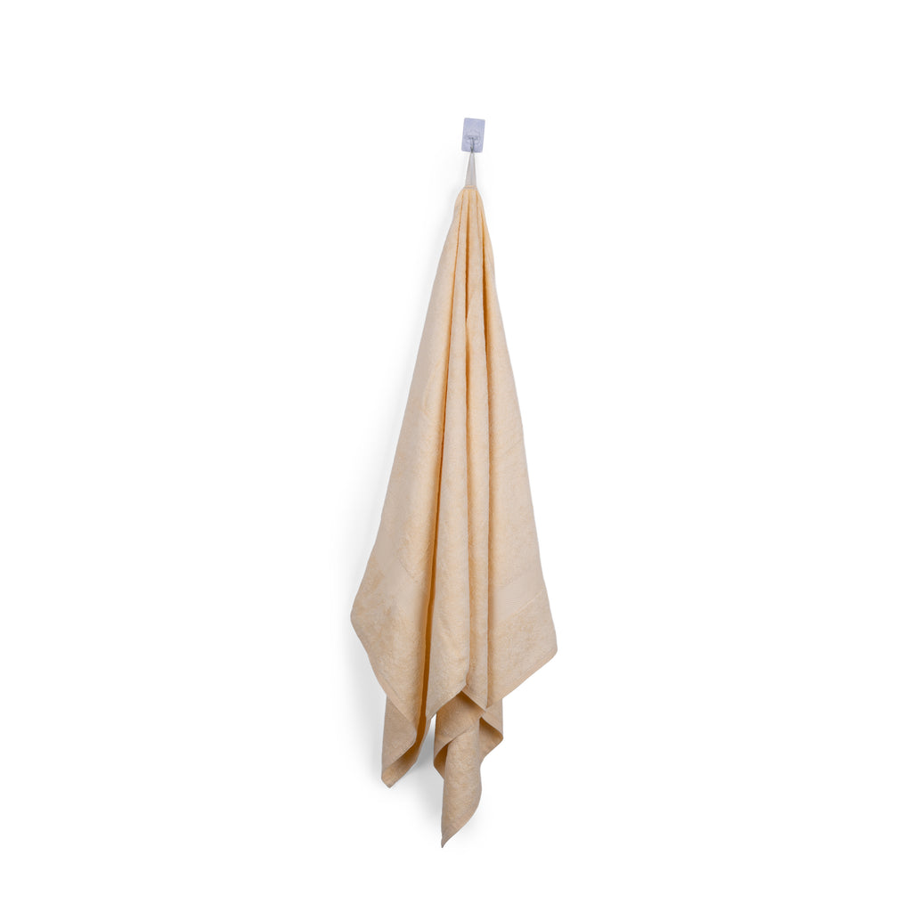 Turkish Bamboo Bath Towel - Butter Cream