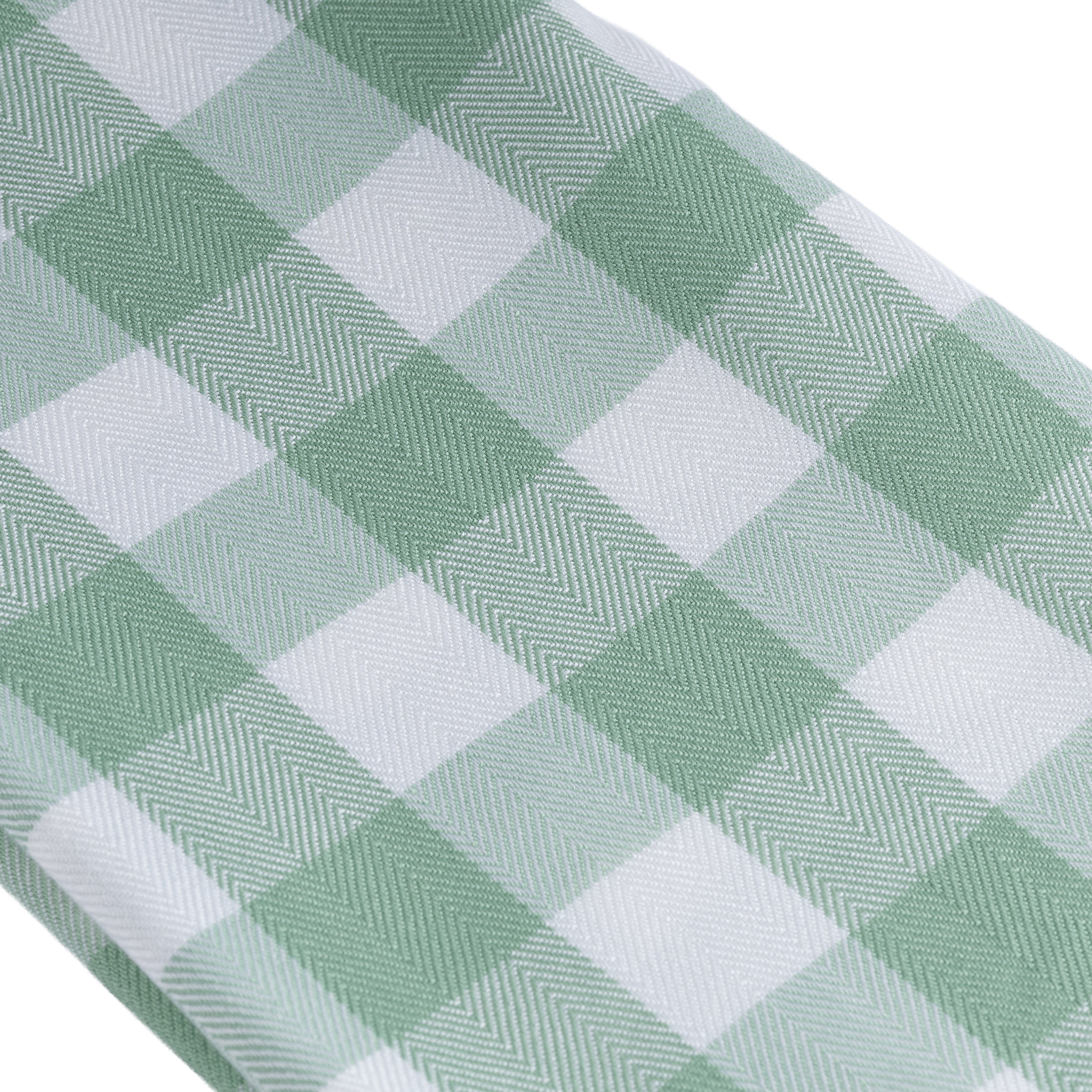 100% Bamboo Checks Bath Towel - Mint Mist
