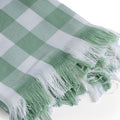 100% Bamboo Checks Bath Towel - Mint Mist