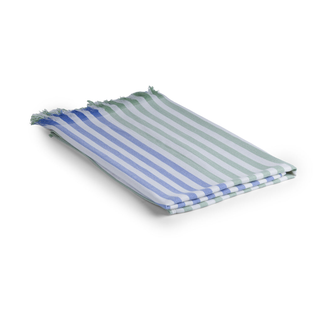 100% Bamboo Checks Bath Towel - Multi Stripe - BG