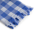 100% Bamboo Checks Bath Towel - Aqua Marine