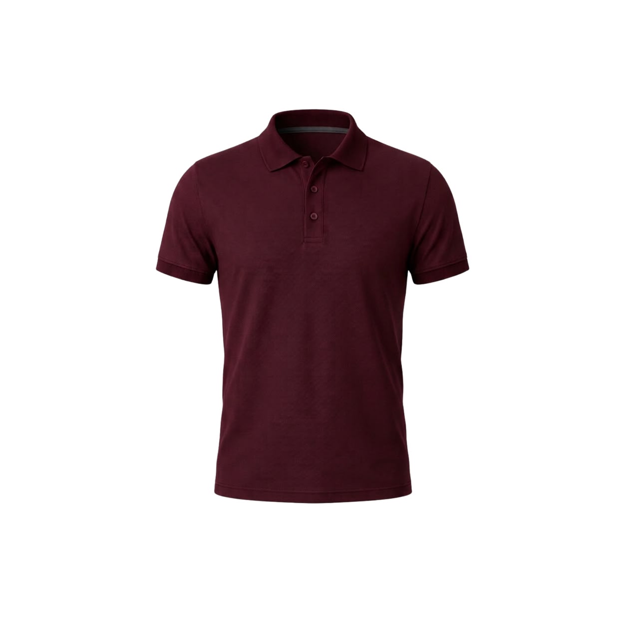 Bamboo Essentials Polo T-Shirt Maroon